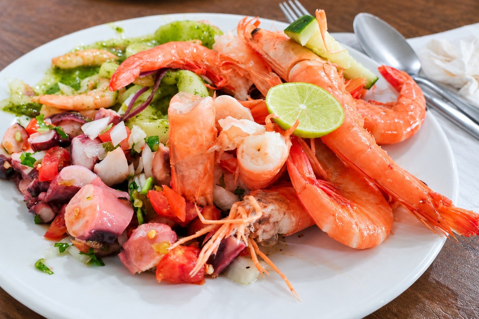 Sabores del mar en Las Acamayas