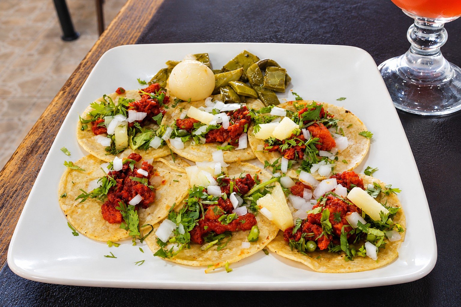 Tacos en Las Acamayas